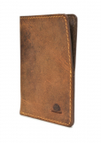 Vintage RFID Kartenhülle Rindleder brown